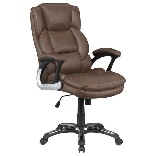Nerris - Adjustable Height Office Chair with Padded Arm - Simple Home Plus