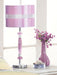 Nyssa - Purple - Metal Table Lamp - Simple Home Plus