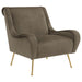 Ricci - Upholstered Saddle Arms Accent Chair - Simple Home Plus