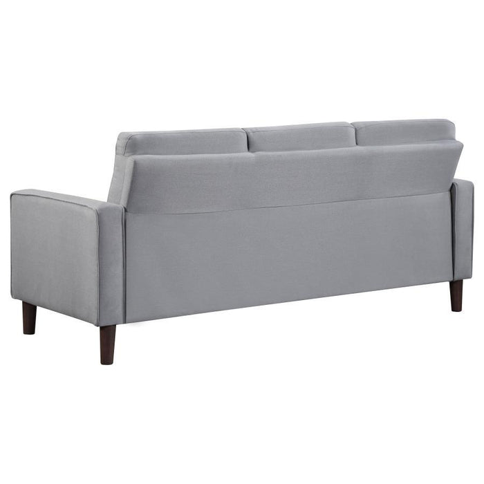 Bowen - Upholstered Track Arms Tufted Sofa Set - Simple Home Plus