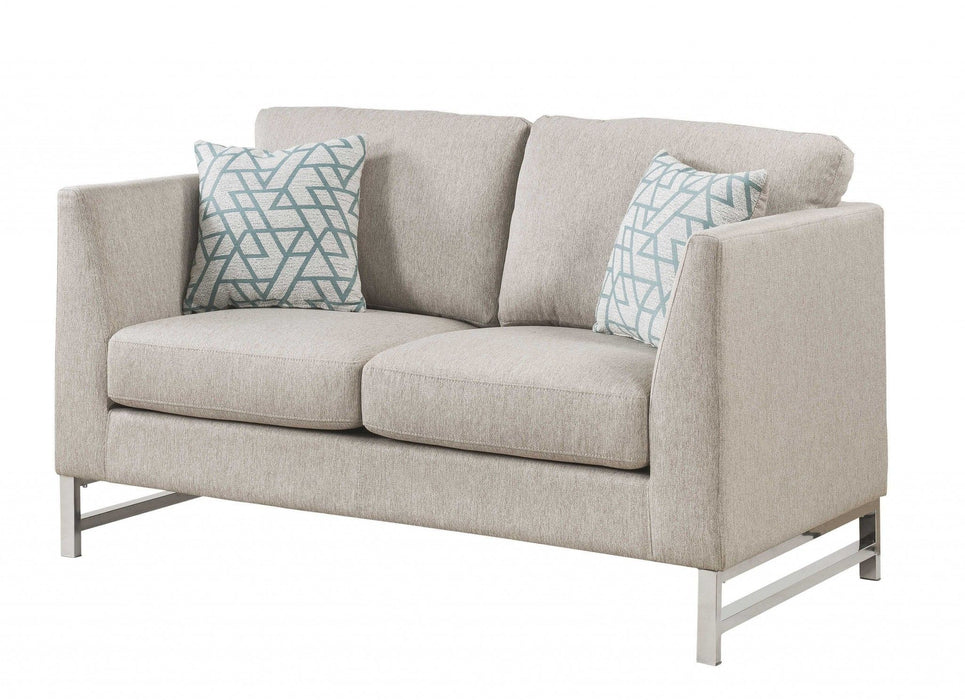 Loveseat - Silver