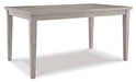 Parellen - Gray - Rectangular Dining Room Table - Simple Home Plus