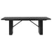 Catherine - Rectangular Double Pedestal Dining Table - Black - Simple Home Plus