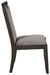 Hyndell - Gray / Dark Brown - Dining Uph Side Chair (Set of 2) - Simple Home Plus