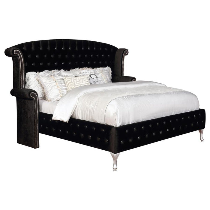 Deanna - Tufted Upholstered Bed - Simple Home Plus