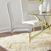 Montclair - Side Chairs (Set of 4) - White And Rustic Brass - Simple Home Plus