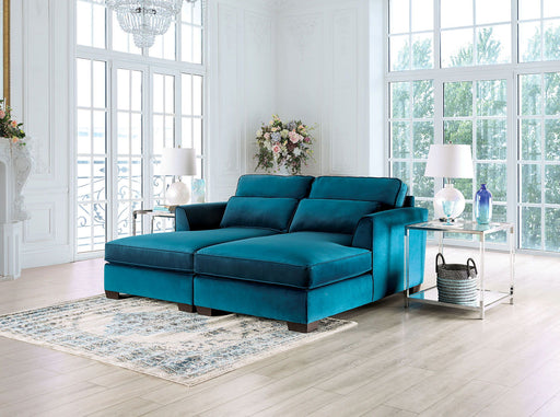 Peregrine - Sectional - Teal - Simple Home Plus