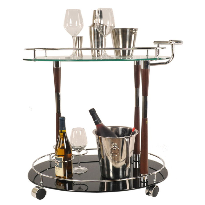 Serving Trolley - Chrome