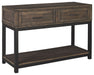 Johurst - Grayish Brown - Sofa Table - Simple Home Plus