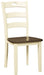 Woodanville - Cream / Brown - Dining Room Side Chair (Set of 2) - Simple Home Plus