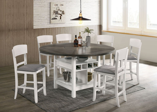 Stacie - Counter Height Round Dining Table - Simple Home Plus