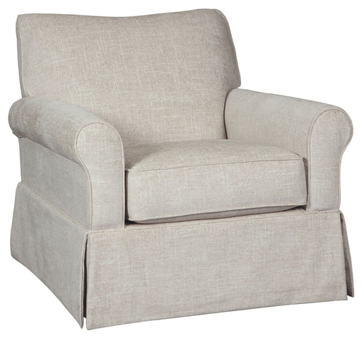 Searcy - Quartz - Swivel Glider Accent Chair - Simple Home Plus