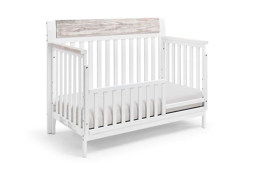 Standard Four In One Convertible Crib - White