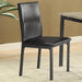 Garza - Upholstered Dining Chairs (Set of 2) - Black - Simple Home Plus