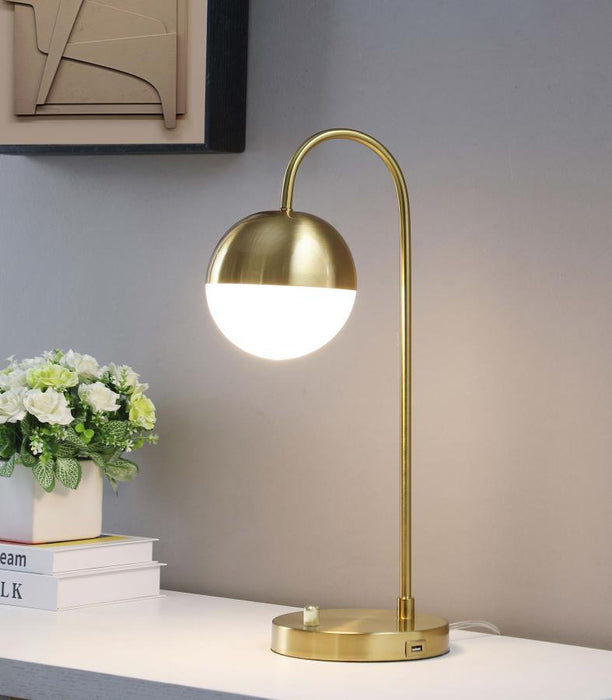 Merrick - Round Arched Table Lamp - Gold - Simple Home Plus