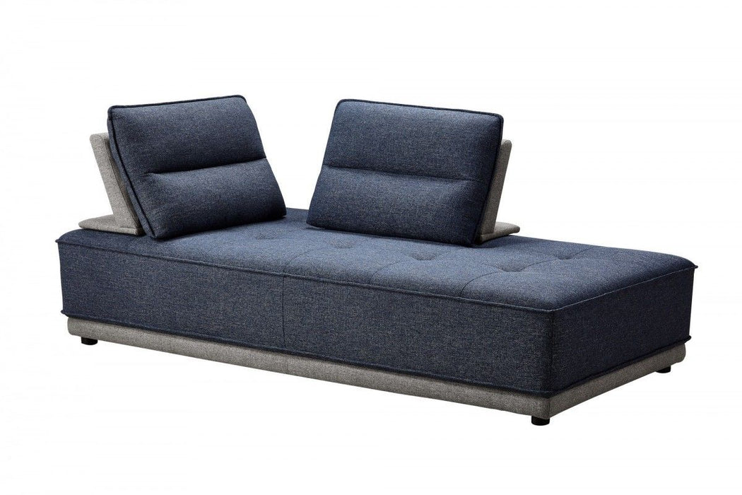 Ultimate Lounger Modular Sectional Sofa - Blue / Gray