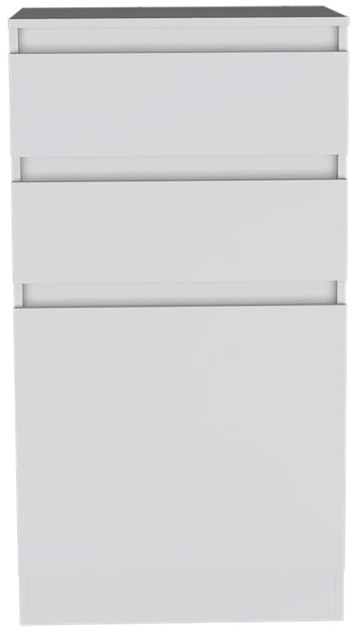 Two Drawer Vanity Chest - White