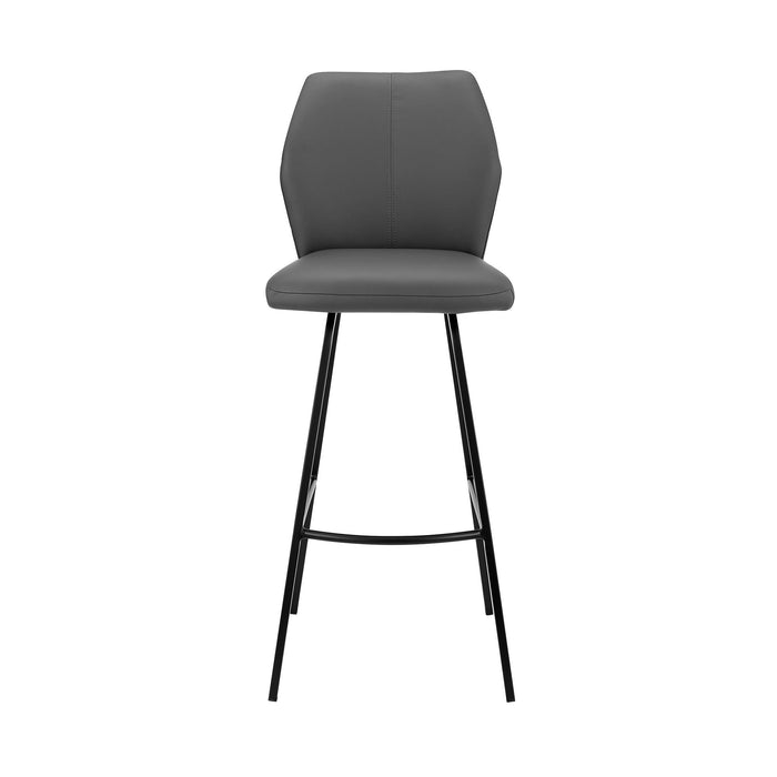 Bar Height Bar Chair - Gray / Black