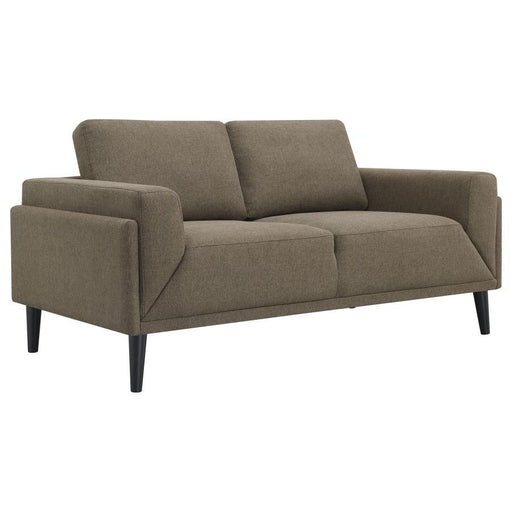 Rilynn - Upholstered Track Arms Loveseat - Simple Home Plus