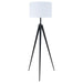 Harrington - Tripod Legs Floor Lamp - White And Black - Simple Home Plus