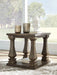 Johnelle - Gray - Rectangular End Table - Simple Home Plus