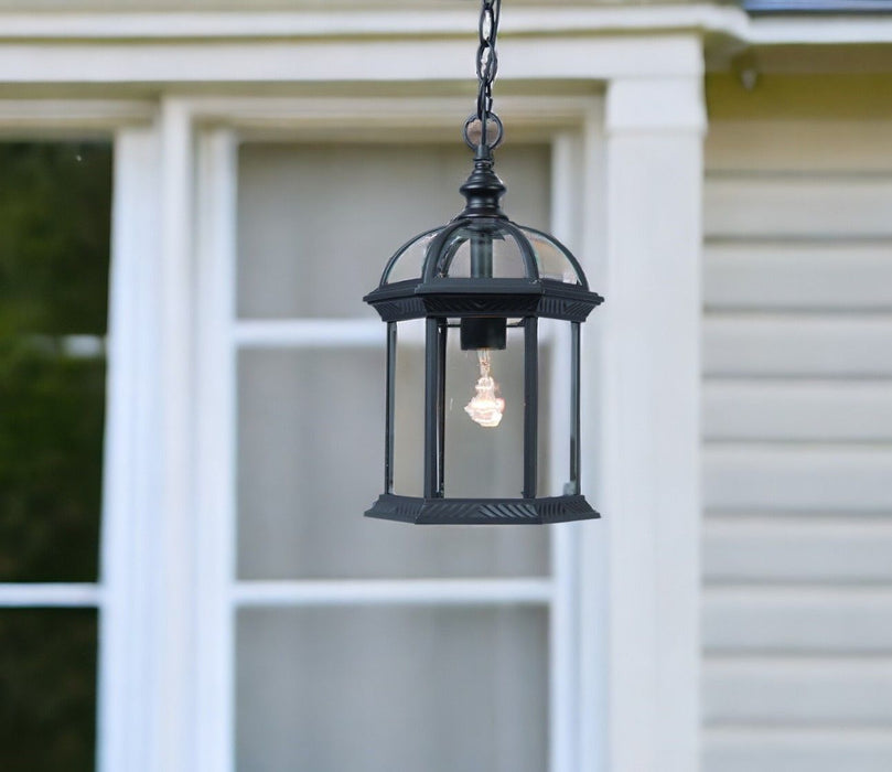 Cage Hanging Light - Matte Black