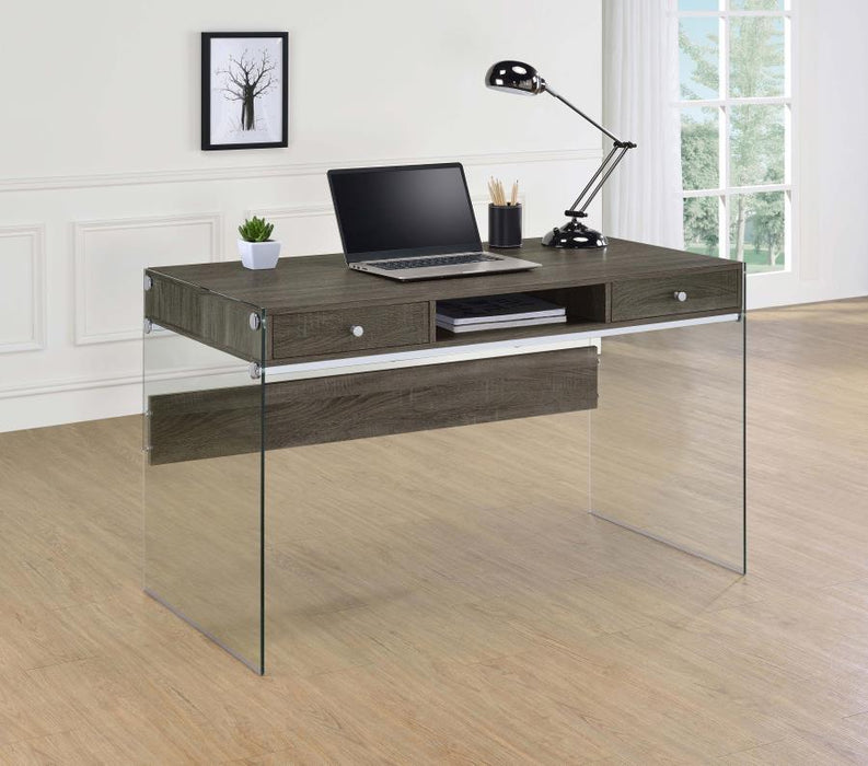 Dobrev - 2-Drawer Writing Desk - Simple Home Plus