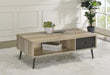 Welsh - Coffee Table - Antique Pine And Gray - Simple Home Plus