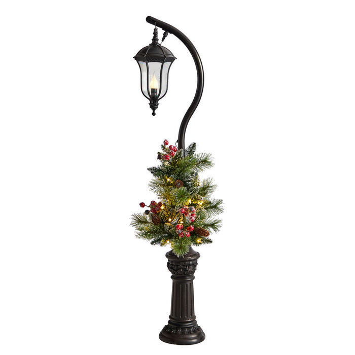 5 Ft. Pre-lit Decorated Lamp Post / 58 Tips & 30 LED Lights