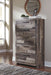 Derekson - Multi Gray - Five Drawer Chest - Simple Home Plus