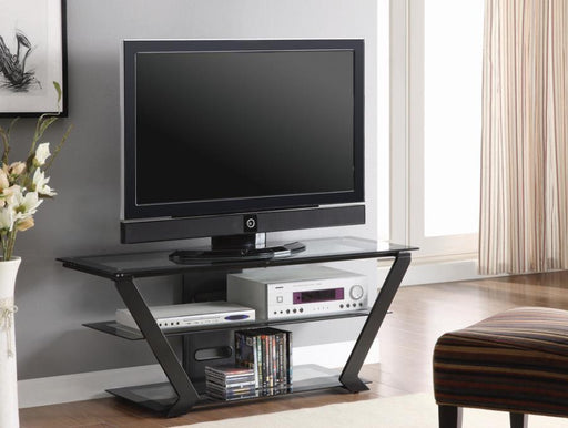 Donlyn - 2-tier TV Console - Black - Simple Home Plus