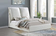 Gwendoline - Upholstered Platform Bed With Pillow Headboard - Simple Home Plus