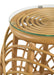 Dahlia - Round Woven Rattan End Table - Natural - Simple Home Plus