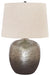 Magalie - Antique Silver Finish - Metal Table Lamp - Simple Home Plus