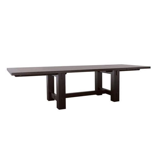 Calandra - Rectangle Dining Table With Extension Leaf - Vintage Java - Simple Home Plus