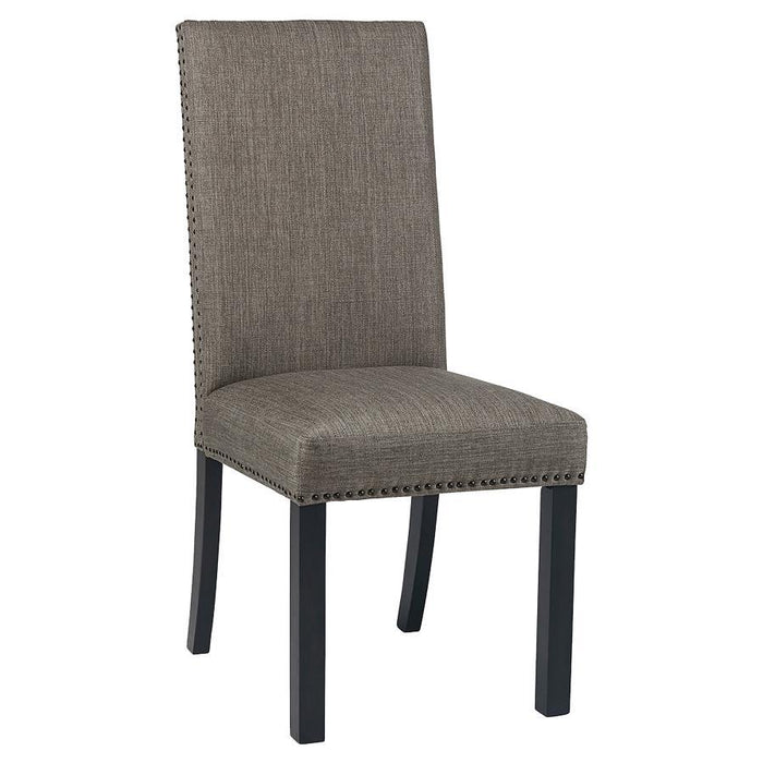 Hubbard - Upholstered Side Chairs (Set of 2) - Charcoal - Simple Home Plus