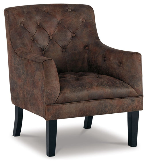 Drakelle - Mahogany - Accent Chair - Simple Home Plus