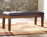 Ralene - Medium Brown - Large Uph Dining Room Bench - Simple Home Plus