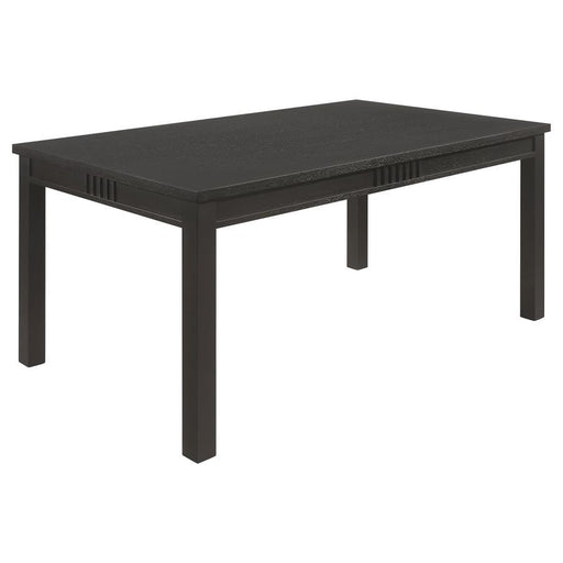 Marbrisa - Rectangular Dining Table - Matte Black - Simple Home Plus