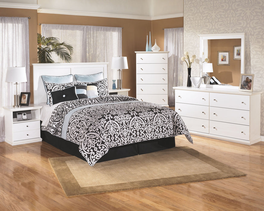 Bostwick - White - Five Drawer Chest - Simple Home Plus