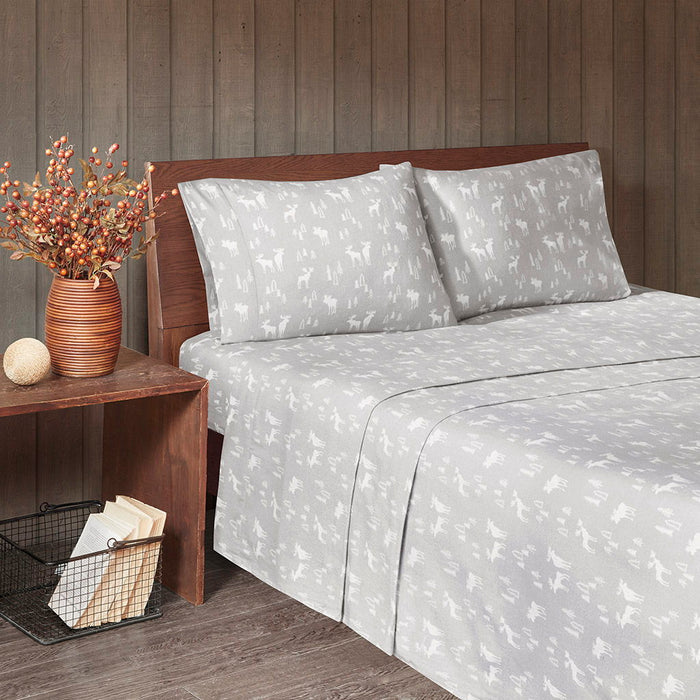 King Sheet Set - Gray Moose