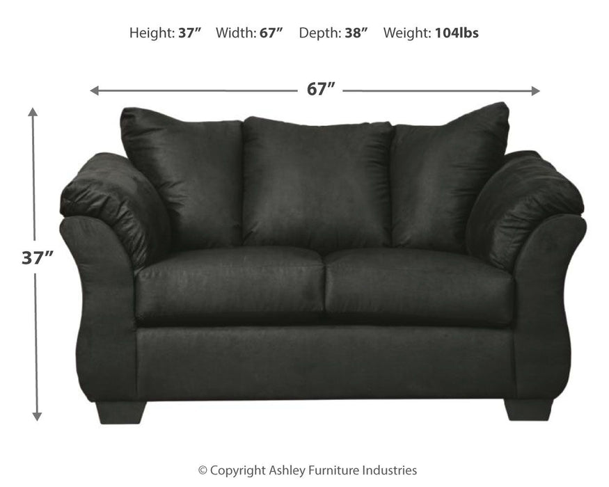 Darcy - Stationary Loveseat - Simple Home Plus