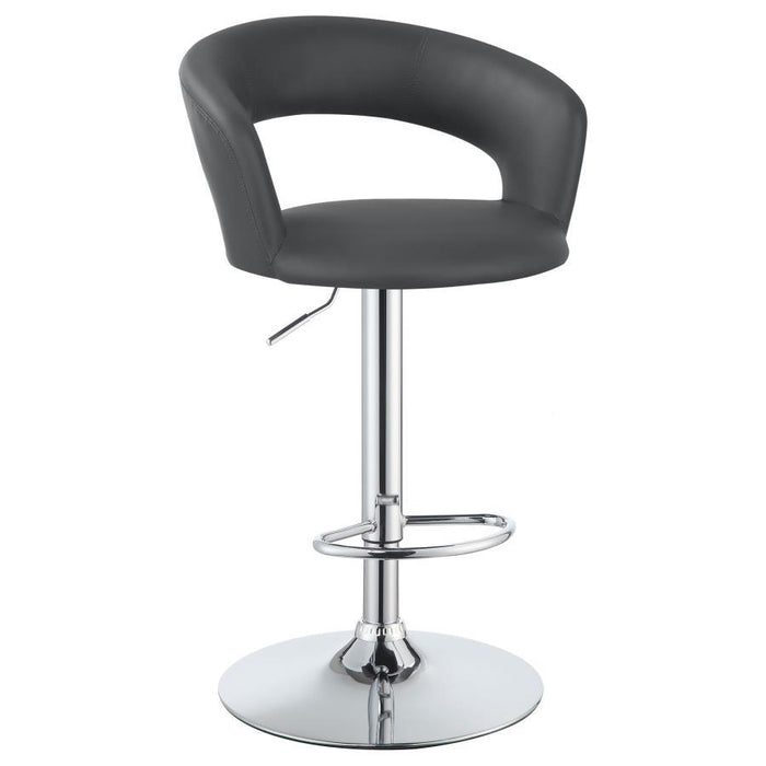 Barraza - Round Back 29″ Adjustable Height Bar Stool - Simple Home Plus