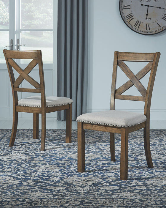 Moriville - Beige - Dining Uph Side Chair (Set of 2) - Simple Home Plus