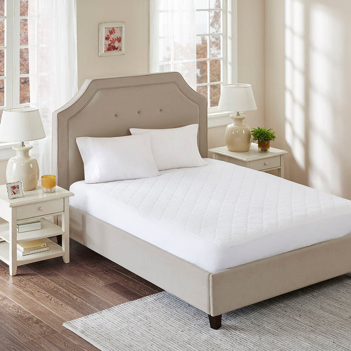 All Natural - King Quilted Mattress - White