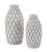 Dionna - White - Vase Set (Set of 2) - Simple Home Plus