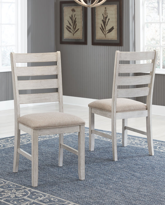 Skempton - White - Dining Uph Side Chair (Set of 2) - Simple Home Plus