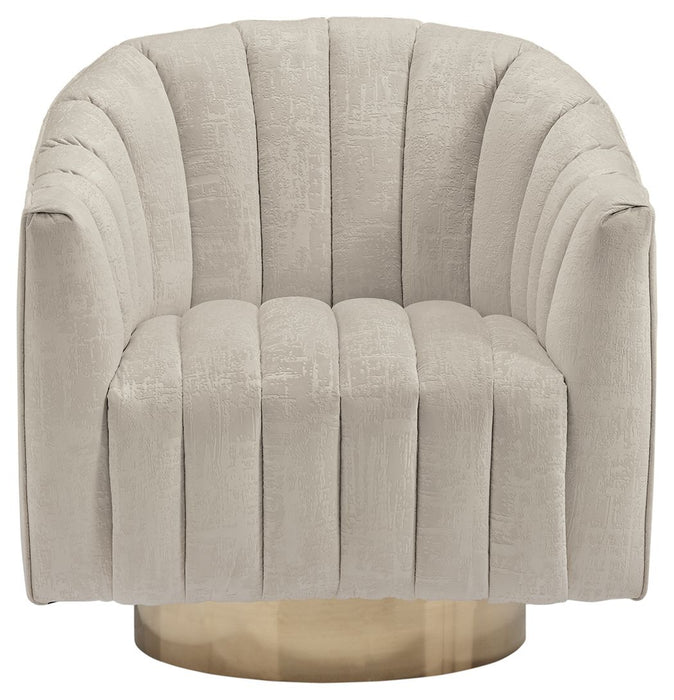 Penzlin - Pearl - Swivel Accent Chair - Simple Home Plus