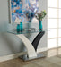 Sloane - Sofa Table - White / Dark Gray - Simple Home Plus