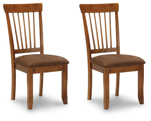 Berringer - Rustic Brown - Dining Uph Side Chair (Set of 2) - Simple Home Plus